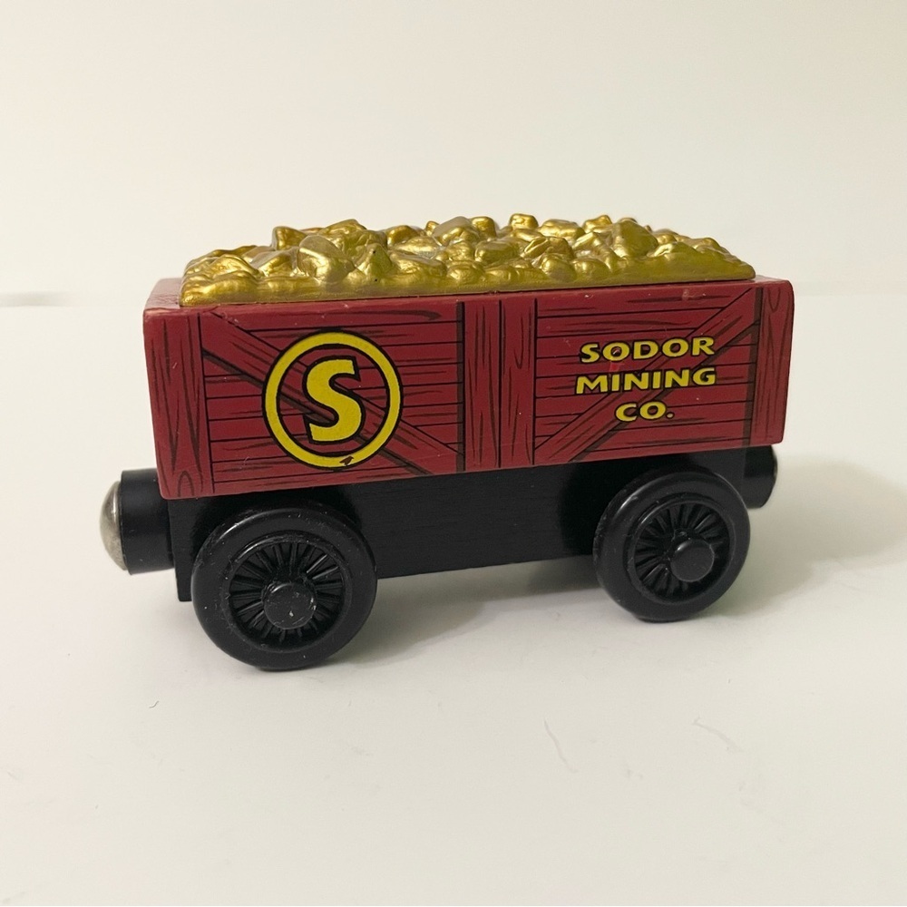 Thomas Wooden Railway Sodor Mining Co Gold Car